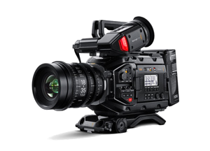 Sensor Super 35. 4,6K. UHD. Blackmagic RAW. ProRes. SDI. SD. SSD. USB. CFast. Filtros ND.