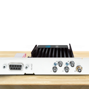 Tarjeta AJA Corvid 44 12G con múltiples conexiones SDI para captura y reproducción profesional de vídeo 4K.