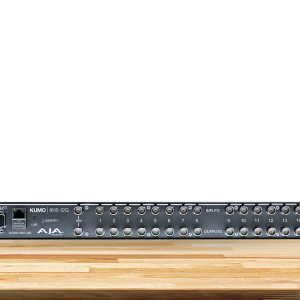 Router AJA KUMO 1616-12G para distribución profesional 12G-SDI UHD y 4K.
