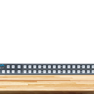 Panel de control AJA KUMO CP para gestión profesional de routers KUMO.