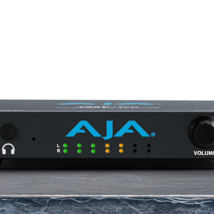 Dispositivo AJA T-TAP Pro para monitorización profesional de vídeo mediante Thunderbolt.