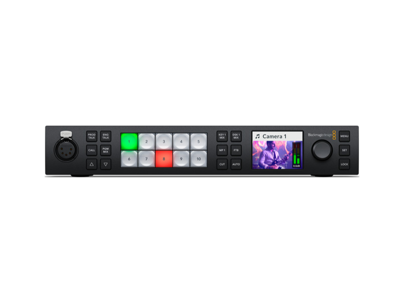 ATEM 1 M/E Constellation 4K mezclador profesional SDI 4K con arquitectura 1 M/E para producción en directo multicámara.