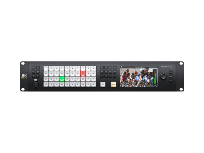 ATEM Constellation 8K mezclador profesional broadcast para producción multicámara en Ultra HD y 8K.