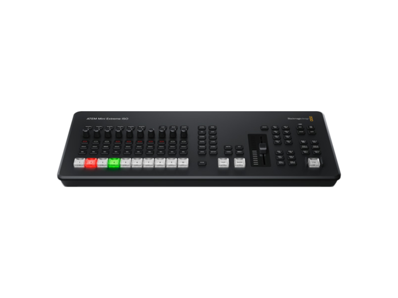 ATEM Mini Extreme ISO G2 mezclador profesional de vídeo con 8 entradas HDMI, grabación ISO, streaming integrado, Thunderbolt y conectividad Ethernet 10G.