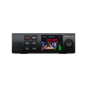 Blackmagic Streaming Encoder HD codificador profesional para streaming en directo en alta definición con entradas SDI y HDMI.