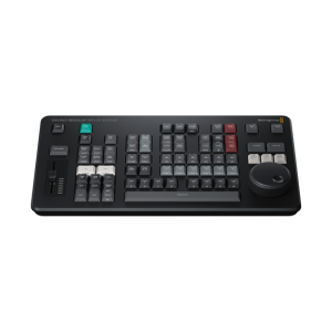 DaVinci Resolve Replay Editor panel hardware profesional para control de repeticiones instantáneas y edición multicámara en producciones deportivas.