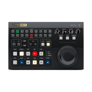 Blackmagic HyperDeck Extreme Control panel físico profesional para control de grabadores HyperDeck en producción broadcast.