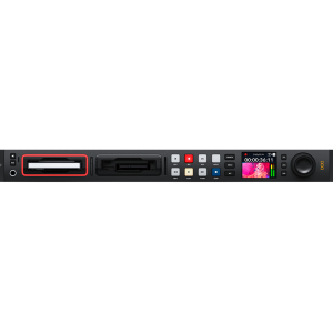 Blackmagic HyperDeck Studio 4K Pro grabador profesional 12G-SDI y HDMI con soporte 4K UHD para producción broadcast.