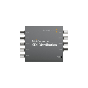 Distribuidor Blackmagic Mini Converter SDI Distribution profesional para múltiples salidas SDI en entornos broadcast y producción AV.