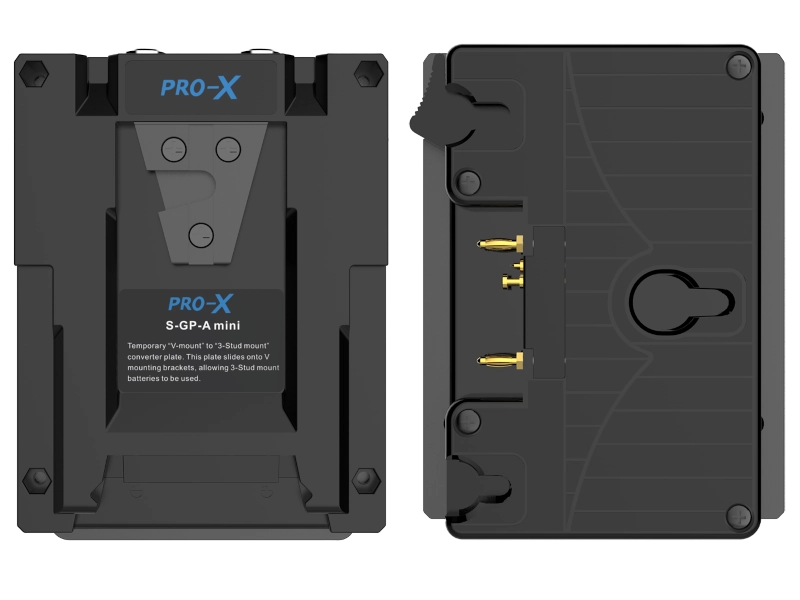 PRO-X S-GP-A MINI adaptador V-Mount a Gold Mount.