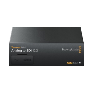 Blackmagic Teranex Mini Analog to SDI 12G conversor profesional para convertir señal analógica a SDI 12G en entornos broadcast y AV.