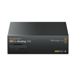Blackmagic Teranex Mini SDI to Analog 12G conversor profesional para convertir SDI 12G a señal analógica en entornos broadcast y AV.