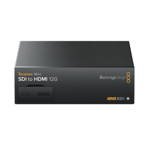 Blackmagic Teranex Mini SDI to HDMI 12G conversor profesional para monitorización SDI a HDMI hasta 4K en entornos broadcast.