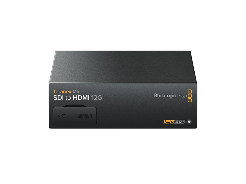 Blackmagic Teranex Mini SDI to HDMI 12G conversor profesional para monitorización SDI a HDMI hasta 4K en entornos broadcast.