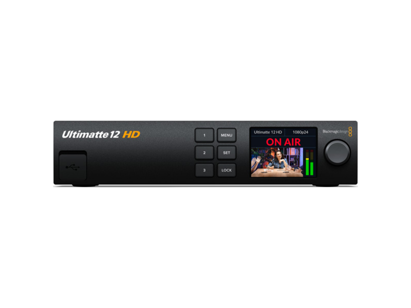 Ultimatte 12 HD procesador profesional de chroma key para producción broadcast en alta definición.