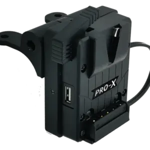 Placa de alimentación PRO-X XP-NV-FX6 para Sony FX6 compatible con baterías Micro V-Mount e integrada con salidas P-Tap y USB.