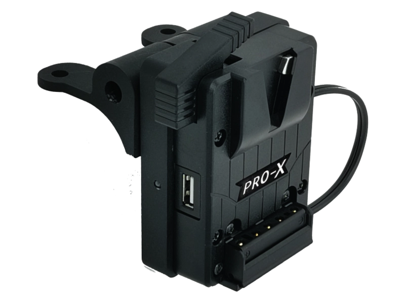 Placa de alimentación PRO-X XP-NV-FX6 para Sony FX6 compatible con baterías Micro V-Mount e integrada con salidas P-Tap y USB.