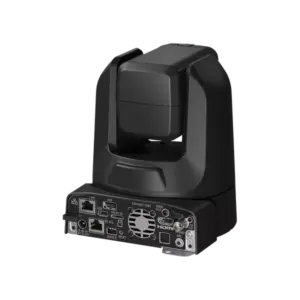 Cámara PTZ Canon CR-N300 4K UHD con zoom óptico 20x, salidas HDMI y SDI y conectividad IP profesional para producción remota.