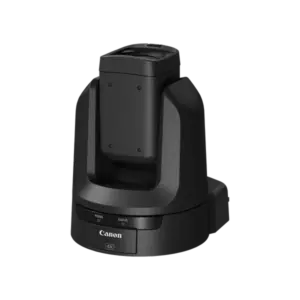 Cámara PTZ Canon CR-N300 4K UHD con zoom óptico 20x, salidas HDMI y SDI y conectividad IP profesional para producción remota.