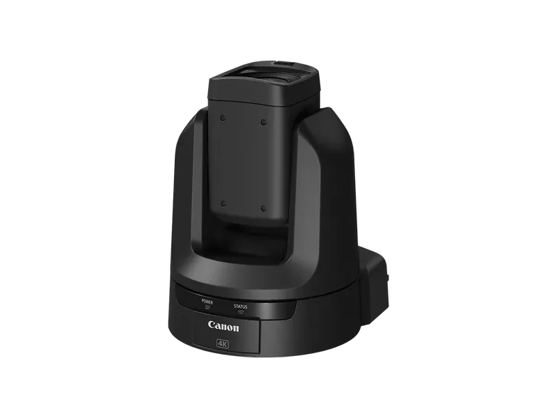 Cámara PTZ Canon CR-N300 4K UHD con zoom óptico 20x, salidas HDMI y SDI y conectividad IP profesional para producción remota.