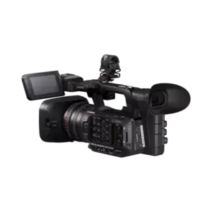 Videocámara profesional Canon XF605 con objetivo Serie L, sensor CMOS de 1 pulgada, pantalla táctil, salida 12G-SDI y grabación UHD 4K para producción broadcast y ENG.