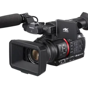 Videocámara Panasonic AG-CX350 4K UHD con sensor MOS de 1", objetivo Leica Dicomar 20x, grabación HDR, streaming IP y salida 3G-SDI.
