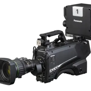 Cámara de estudio Panasonic AK-HC3900GSJ con sensor MOS de 11,14 MP, montura B4, HDR, transmisión por fibra óptica y actualización opcional a 4K.