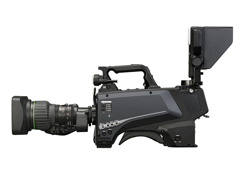 Cámara de estudio Panasonic AK-HC3900GSJ con sensor MOS de 11,14 MP, montura B4, HDR, transmisión por fibra óptica y actualización opcional a 4K.