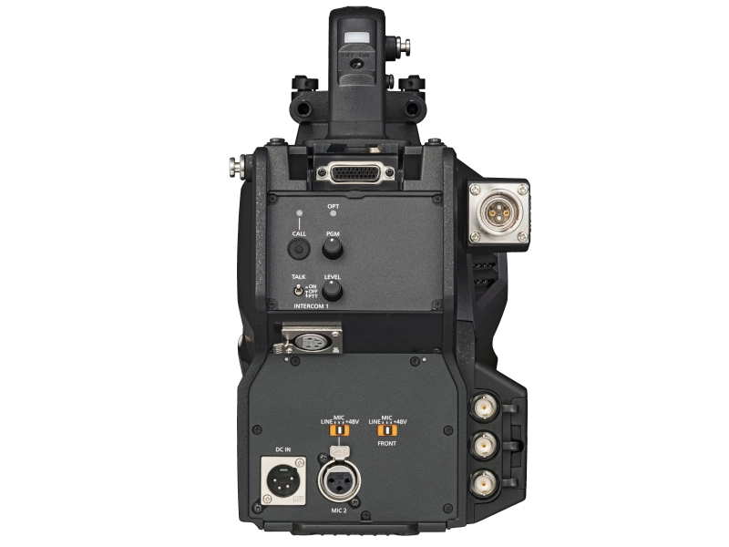 Cámara de estudio Panasonic AK-HC3900GSJ con sensor MOS de 11,14 MP, montura B4, HDR, transmisión por fibra óptica y actualización opcional a 4K.