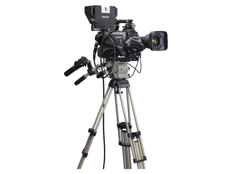 Cámara de estudio Panasonic AK-HC3900GSJ con sensor MOS de 11,14 MP, montura B4, HDR, transmisión por fibra óptica y actualización opcional a 4K.