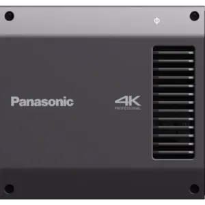 Cámara Panasonic AK-UBX100 tipo Box Camera con sensor MOS de 19,29 MP, montura B4, doble 12G-SDI y conectividad IP profesional.