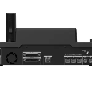 Controlador Panasonic AW-RP200GJ para cámaras PTZ con doble joystick, pantalla táctil de 7", monitorización SDI, NDI®, SRT y funciones Macro.