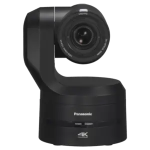 Cámara PTZ Panasonic AW-UE160 4K con sensor MOS de 1", zoom óptico 20x, PDAF, AI Auto Framing, 12G-SDI, NDI®, SRT y PoE++.