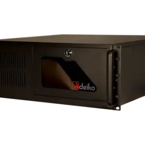 Workstation profesional Adeiko para producción audiovisual, broadcast, streaming, automatización de emisiones y aplicaciones multimedia.
