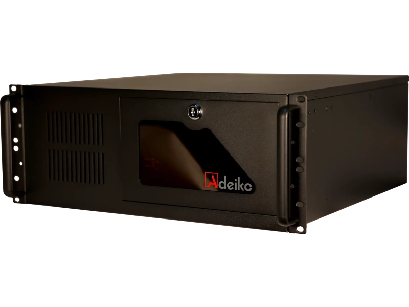 Workstation profesional Adeiko para producción audiovisual, broadcast, streaming, automatización de emisiones y aplicaciones multimedia.