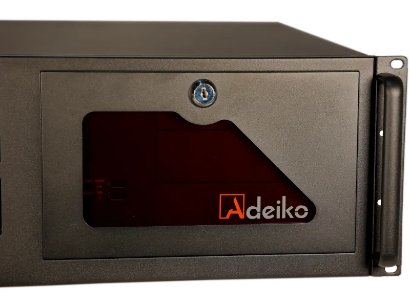 Workstation profesional Adeiko para producción audiovisual, broadcast, streaming, automatización de emisiones y aplicaciones multimedia.