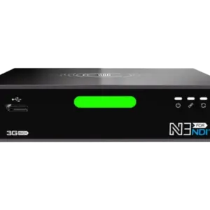 Codificador y decodificador Kiloview N3-s con entrada y salida 3G-SDI, compatibilidad NDI® High Bandwidth, alimentación PoE, control PTZ, Tally e intercom para producción audiovisual profesional.