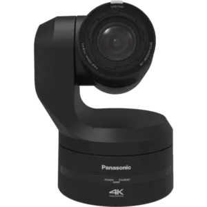 Cámara PTZ Panasonic AW-UE150A 4K con sensor MOS de tipo 1,0", zoom óptico 20x, NDI® High Bandwidth, 12G-SDI, fibra óptica y Auto Tracking integrado.