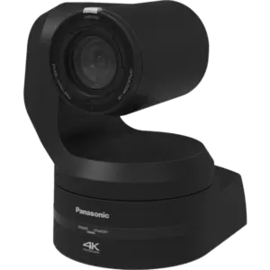 Cámara PTZ Panasonic AW-UE150A 4K con sensor MOS de tipo 1,0", zoom óptico 20x, NDI® High Bandwidth, 12G-SDI, fibra óptica y Auto Tracking integrado.