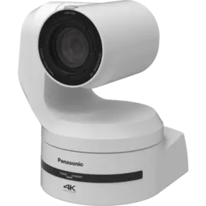 Cámara PTZ Panasonic AW-UE150A 4K con sensor MOS de tipo 1,0", zoom óptico 20x, NDI® High Bandwidth, 12G-SDI, fibra óptica y Auto Tracking integrado.