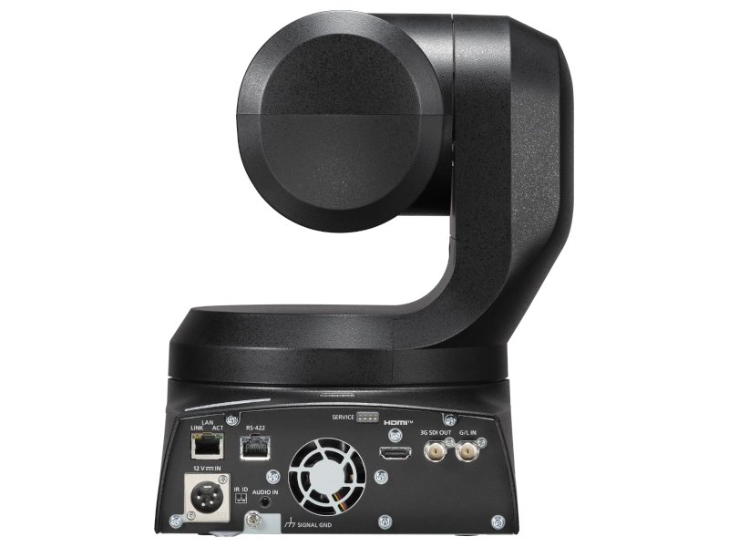 Cámara PTZ Panasonic AW-HE145 Full HD con sensor MOS de 1", zoom óptico 20x, salidas 3G-SDI, HDMI, transmisión IP y alimentación PoE++.