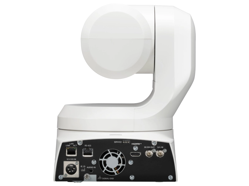 Cámara PTZ Panasonic AW-HE145 Full HD con sensor MOS de 1", zoom óptico 20x, salidas 3G-SDI, HDMI, transmisión IP y alimentación PoE++.