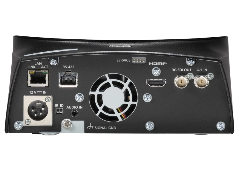 Cámara PTZ Panasonic AW-HE145 Full HD con sensor MOS de 1", zoom óptico 20x, salidas 3G-SDI, HDMI, transmisión IP y alimentación PoE++.