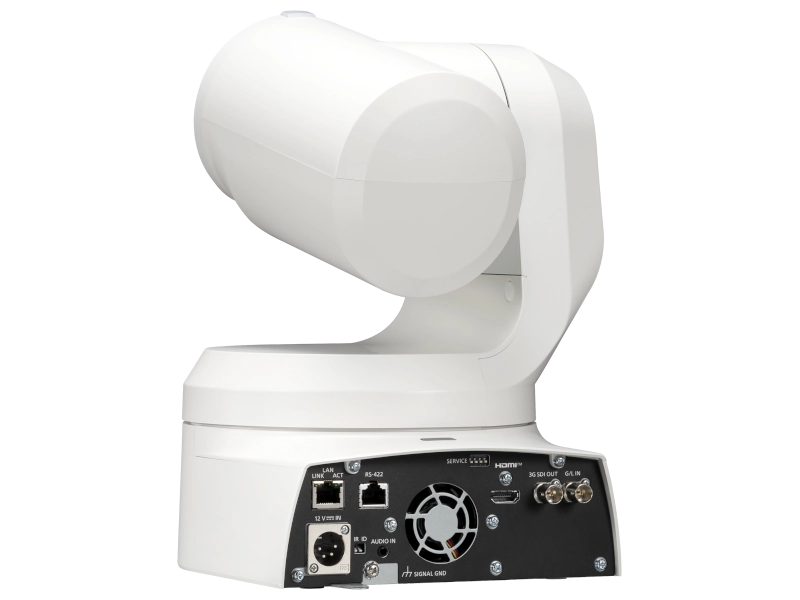 Cámara PTZ Panasonic AW-HE145 Full HD con sensor MOS de 1", zoom óptico 20x, salidas 3G-SDI, HDMI, transmisión IP y alimentación PoE++.