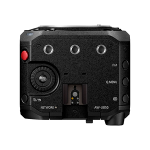 Cámara Panasonic AW-UB50 4K Full Frame con montura L, sensor de 24,2 MP, salida 3G-SDI, HDMI, PoE+, Genlock y conectividad IP profesional.