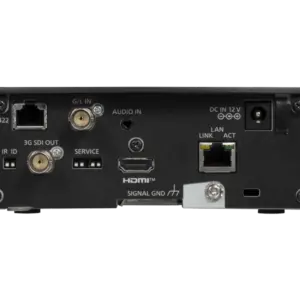 Cámara PTZ Panasonic AW-UE80 4K UHD con zoom óptico 24x, NDI®, SRT, FreeD, salidas 3G-SDI, HDMI, IP y alimentación PoE++.