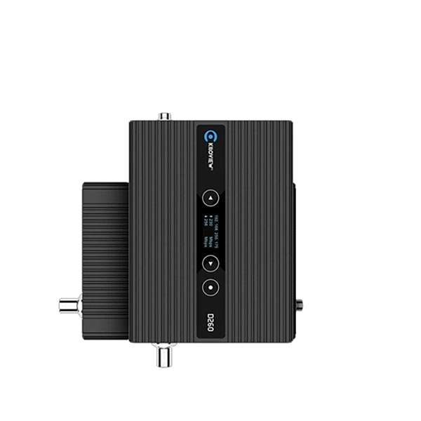 Decodificador profesional Kiloview D260 con doble salida HDMI, salida 3G-SDI, compatibilidad con NDI®, SRT, multivisor y funciones avanzadas para producción audiovisual sobre IP.