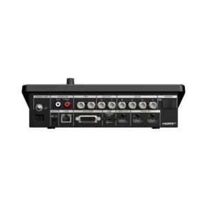 Mezclador Panasonic AV-HSW10 con entradas SDI, HDMI e IP, compatibilidad con NDI®, SRT, USB-C y funciones profesionales para producción en directo.