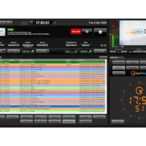 Axel Technology XPlayout, software profesional de automatización broadcast Channel In A Box para televisión con reproducción multiformato, SDI, NDI® e IP.