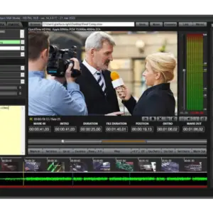 Axel Technology XPlayout, software profesional de automatización broadcast Channel In A Box para televisión con reproducción multiformato, SDI, NDI® e IP.